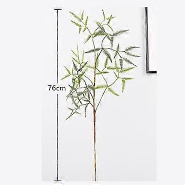Brudeslør Kunstig Blomst 3 Gren Plast Falsk Gypsophila for Bryllup Hjem Dekor