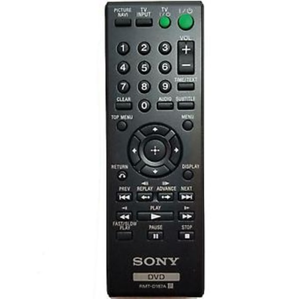 Rmt-d187a Sonyn DVD-soittimelle Kaukosäädin Dvp-sr101p Dvp-sr200p