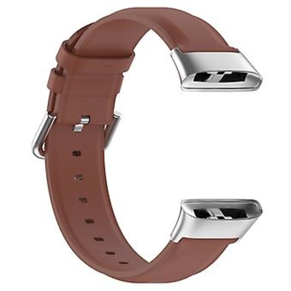 Läderarmband Mjukt Material Armband Handledsrem för Redmi Watch 3 Lite 3 (Brun)