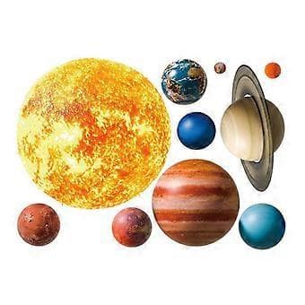 Sol System Planeter Veggdekor