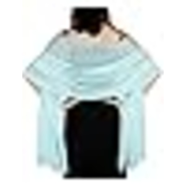 Kvinnors Chiffonsjalar och Scarfs för Aftonklänningar, Elegant Mjuk Transparent Chiffon Schal Bröllopssjal