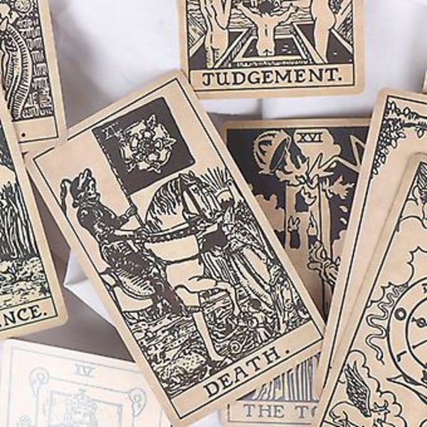 Okkult Tarotkort Engelsk Versjon Brettspill Dekk Tarotkort Skjebne Fest Leke