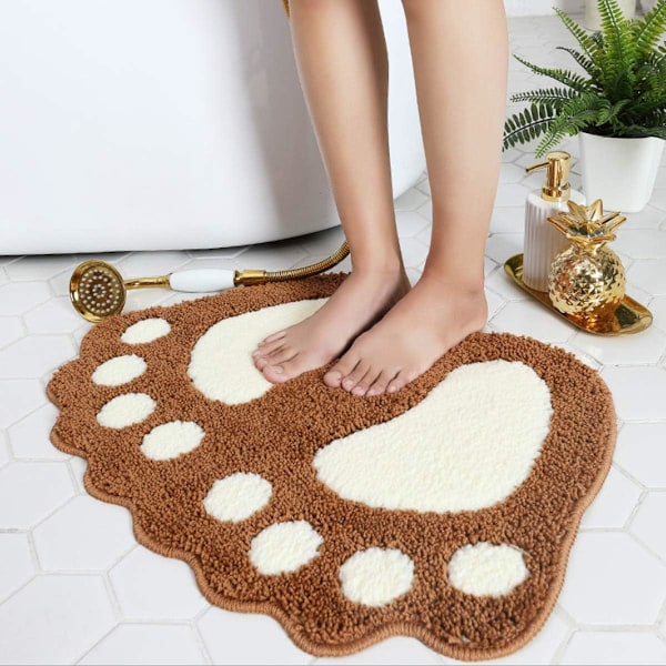 Badrumsmattor, halkfria, vattenabsorberande, används i badrum, dusch, rum etc. Mjuk mikrofiberbadrumsmatta, maskintvättbar
