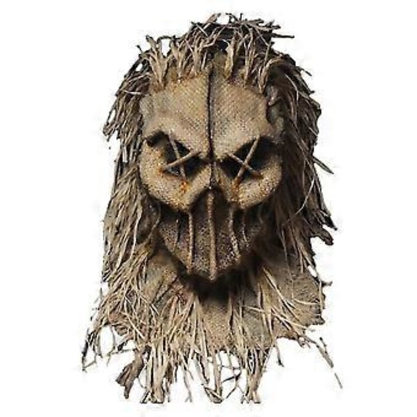 Fågelskrämma Mask Halloween Covid Mask Huvudbonad Roliga Rekvisita Skräck Maskerad Fågelskrämma Mask( C)