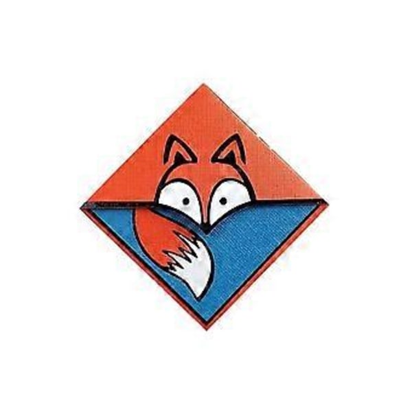 Dyrehistorier Papirhjørnebogmærker, Søde Trekant Hjørnebogmærker, DIY Bogmærker til Børn & Voksne (Orange)