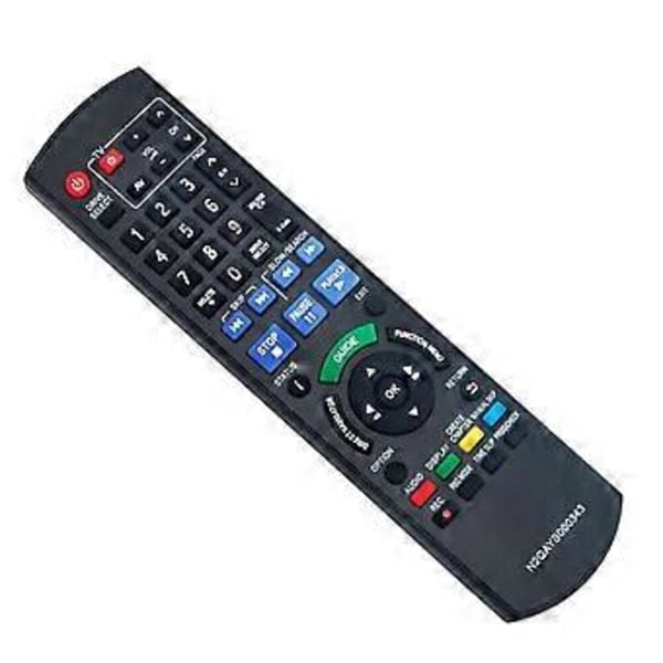 Ny Erstatningsfjernkontroll N2QAYB000343 For Panasonic DVD-opptaker DMR-EZ47V