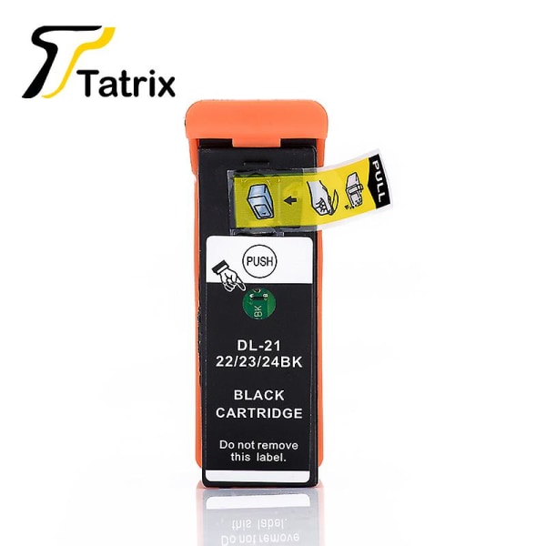 Tatrix For Dell 21 22 23 24 Ink Cartridge Dl21 Inkjet Cartridge Compatible For Dell V313 V313w V515w P513w P713w V715w Printer 1 set 2pcs