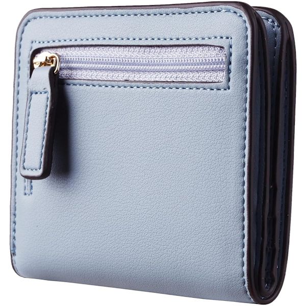 Plånbok Dam Rfid Blockering Liten Kompakt Bifold Lyx Läder Fickplånbok Dam Mini Handväska med ID-fönster