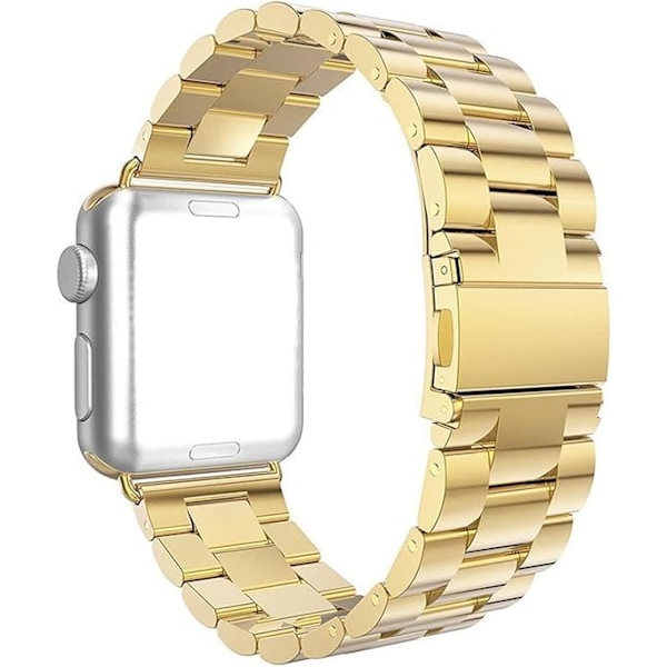 Kompatibel med Apple Watch Band 38mm 41mm, Metall Armband i Rostfritt Stål Ersättningsrem för iWatch Serie 8 7 6 5 4 3 2 1 SE