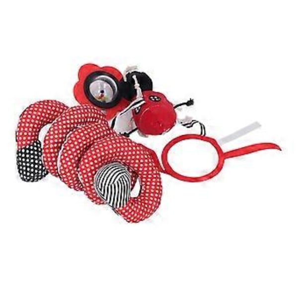 Baby Spiral Plyslegetøj Sød Sjove Dyre Design Farverige Spiral Aktivitet Plys Hængende Legetøj til 012 Måneder Baby Løve (Bille)