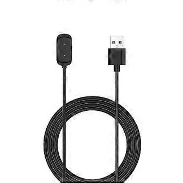Bærbar Smartklokke Lader 1 stk Trådløs Lader Svart Laderadapter For Amazfit T-rex/gtr/gts Usb Lading Foldbar