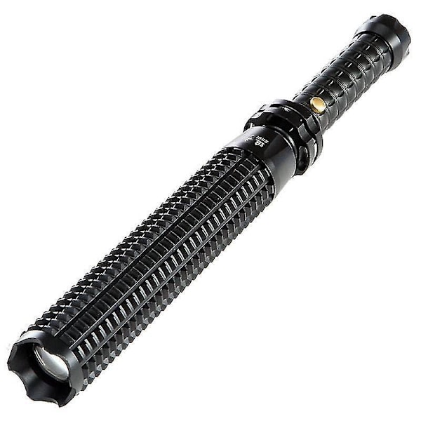 Nödläges Självförsvar Taktik Retractable Laddningsbar LED Vatten