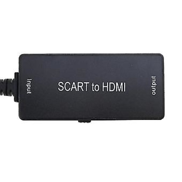 Scart til HDMI-kompatibel konverter med kabel HDMI-kompatibel ut 720p/1080p  [JKW] ( )