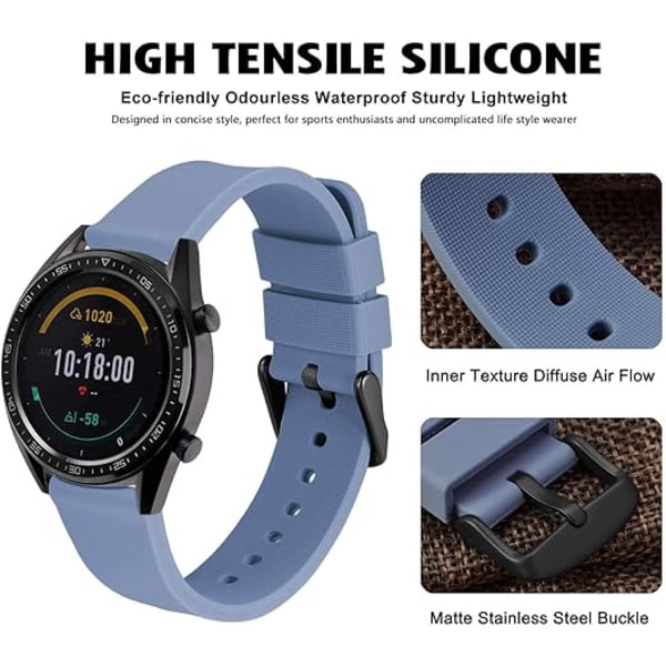 Til Huawei watch3/gt3 silikone rem