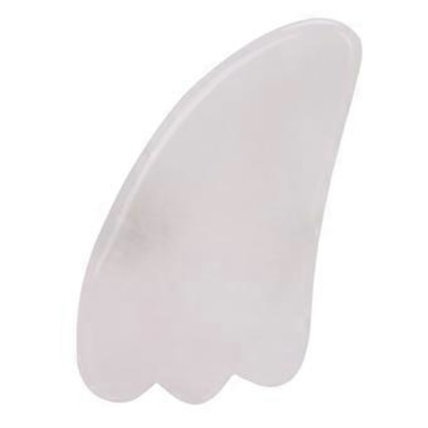 Rose Quartz Ansigts Skønheds Gua Sha Massageværktøj Bærbar Nakke Kropsterapi Skrabebord Kloformet Skrabebord