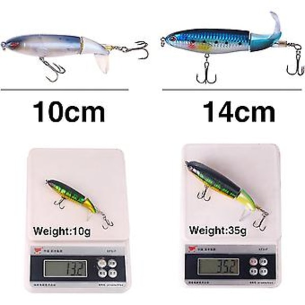 1 stk 35g Agnskrue Overflate Traktor Blyant Plast Hard Agn Imitasjon Falsk Agn Imitasjon Fiskeutstyr Produkter