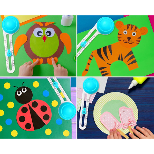 Cirkelsågskniv, cirkulär roterande kniv för pappershantverk Scrapbooking (inkluderar 3 blad)