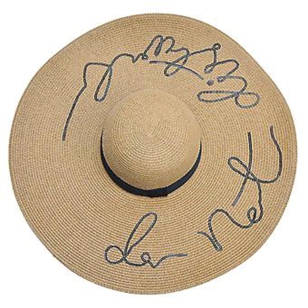 6,7 tum 18 cm Kvinnors Kentucky Derby Bredbräddad Halm Sol Strand Floppy Hatt A429 (Vit)