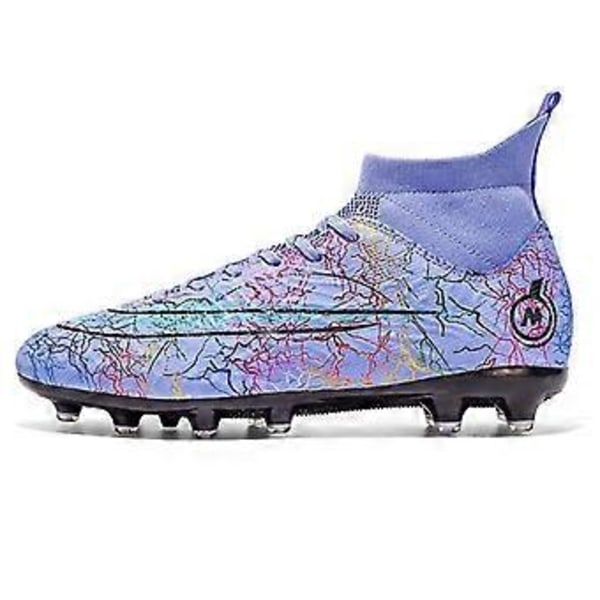 Herre Fodboldsko Skridsikre Fodboldsko Støvler Græs Fodbold Sneakers Yj068(42 lilla)