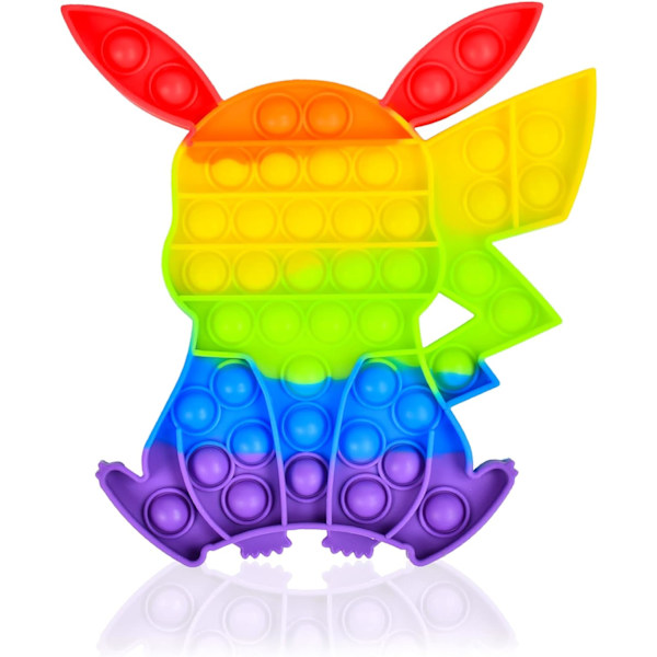 Anti-stressleksaker, Pop Bubble, Fidget Sensory Toy, Silikon Squeez