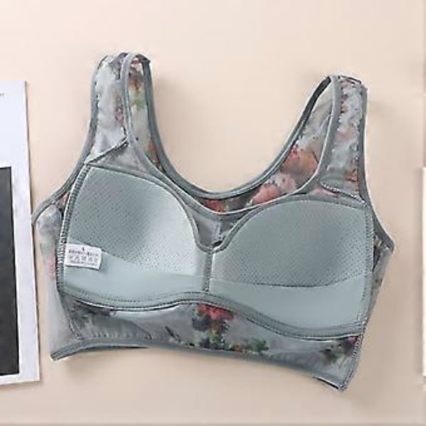 Isilke Lace Kjølig Komfortsbh, Lace Knappeløs Komfortabel Bh _a(L (40-50 kg) Bønnepasta)