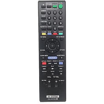 Rm-adp069 Erstatningsfjernkontroll for Sony Audio Video System