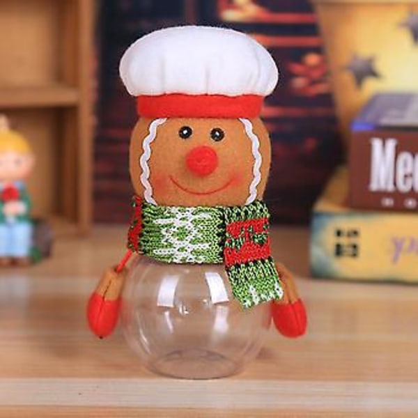 Julegodterglas Opbevaringsflaske Julemandspose Julegaveæske til børn (Peberkage 5 stk)