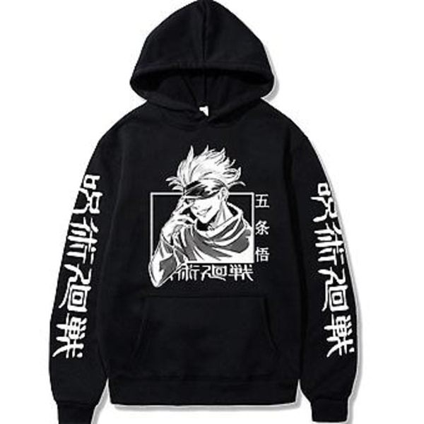 Jujutsu Kaisen Anime Unisex Hoodie Hoodies Tops Loose Pullover Sweatshirt Fans Gift(4XL )