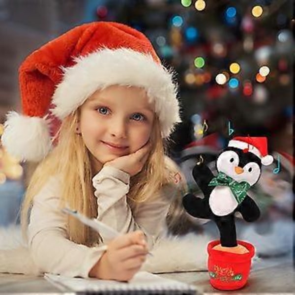 Dansende Plyslegetøj Elektronisk - Sød Dansende Julemandslegetøj! Et Must-Have til Jul 2024!  C