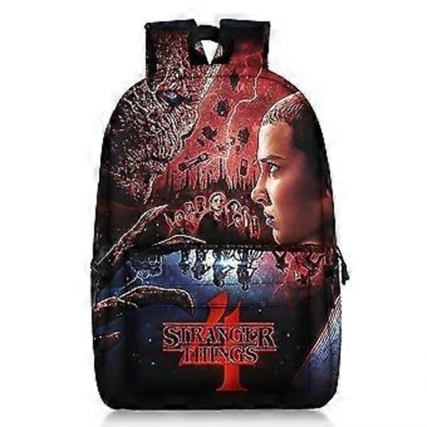 Stranger Things Printede Rejse Rygsække Studenter Skoletaske Gaver (B)