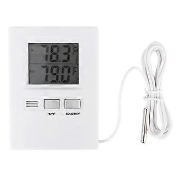 Højpræcisions LCD Digitalt Indendørs & Udendørs Termometer Temperaturmåler Tester Batteridrevet