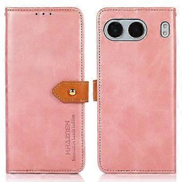 KHAZNEH Plånboksfodral för OnePlus Nord 4 med Ställ Läder Flip Cover (Stil C)