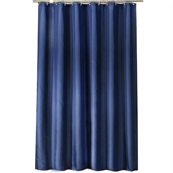 Soft Microfiber Fabric Shower Liner Or Curtain, Hotel Quality, Machine Washable, Water Repellent, Navy Blue A High Quality 240x200cm