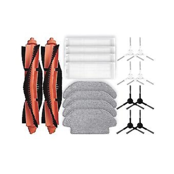 Mi Robot Vacuum Mop 2s/mop P/mop Pro/xmstjqr2s / Stytj02ym:n pääharja, sivuharja, HEPA-suodatin ja moppi {jkw} ( )