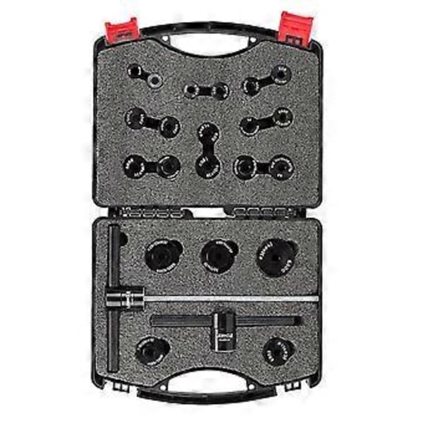 Cykel Lagerpress Set Mjuk Svansram Fästpunkter Cykelverktyg för Cyklar (Svart)