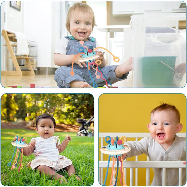Montessori-leksaker, barnspel 1 år gammalt barnsensoriskt leksak för småbarn