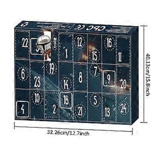 2024 Julekalender med Star Wars Figurer - Model Legetøj - Jul - 24 Dages Nedtælling - Dukke Blind Box - Overraskelsesgave til Børn ( )