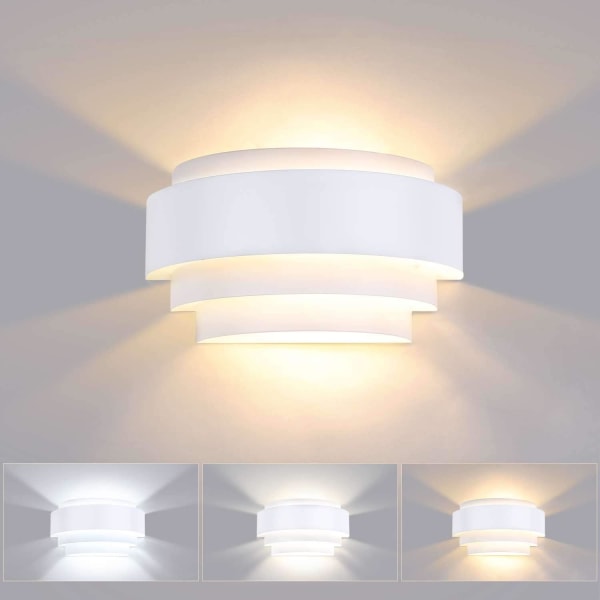 Innendørs LED Vegglampe Fargetemperaturer Moderne Metall Lampe Vegg L