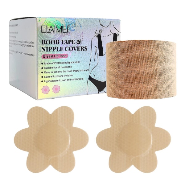 Non-marking Invisible Breast Patch Elastic Fabric Tape Lift Patch Anti-bump Sagging Patch