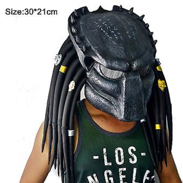 Aliens.vs.predator Latexmaske Halloween Party Fuld Hovedmaske Hjelm Cosplay Performance Fancy Dress Up Prop( )