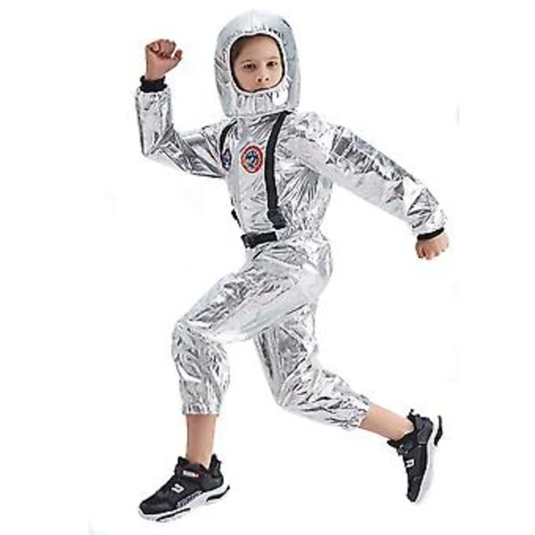 Astronaut Cosplay Kostym Halloween Karneval Party Kostym För Barn_y (XXL)