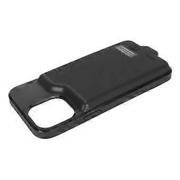 6.7 Tommer 5500mAh Batterilader Etui Ekstern Powerbank Batteriladeetui for Iphone 12 Pro Max Svart