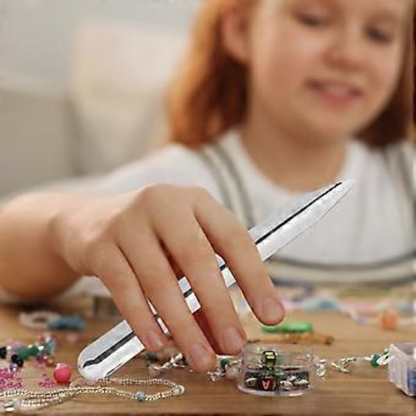 2 st Distanspärlor Skopa Rostfritt Stål Smyckesskopa Lösa Pärlor Sked
