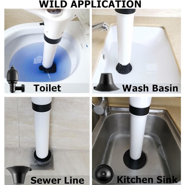 Toilet Unblocker, Afløbsrenser, Toiletprop, Heavy Duty A