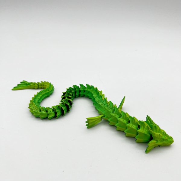 3D-tryckt Himmelsdraken Ställ Pops Samma Drakenmodell Leder Flexibel Rörlig Modell Barnleksaker Prydnader Fidgetleksaker