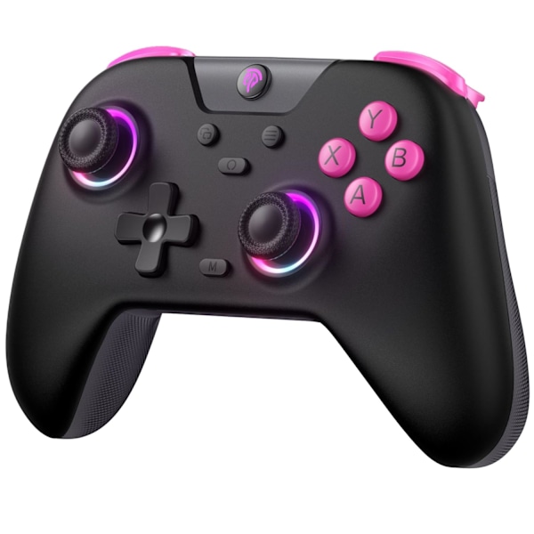 X05 2.4g trådlös spelkontroll för PC/Steam/iPhone/Android/Switch - Bluetooth-kontroll Gamepad med Hall-effekt,