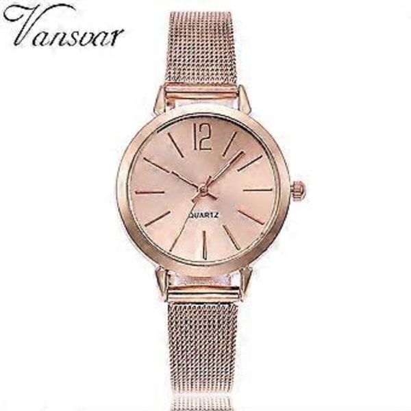 Stål Klocka Casual Fashionabel Eleganz Chic Casual All Watch B