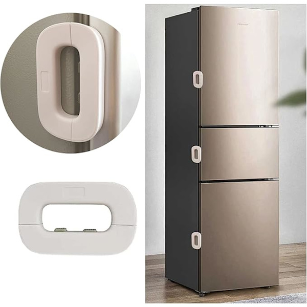 2-pack dörrlås för kylskåp, barnsäkerhet