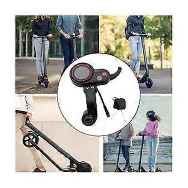 ZQ-100 Mätare för körsträcka med justerbar hastighet, elmopedmätare 6-stifts display för elscooter