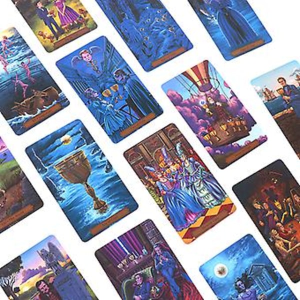 Edgar Allan Poe Tarot - Engelsk Brädspel för Spådom och Profetia - Flerspelarspel